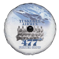 Tuskegee Airmen 477th Fighter Group Spare Tire Cover Blue Sky Heritage - Wonder Print Shop