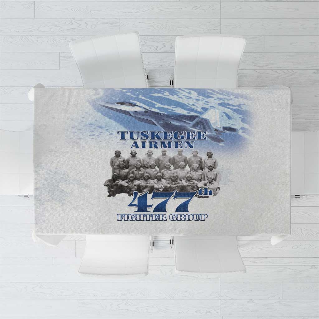 Tuskegee Airmen 477th Fighter Group Tablecloth Blue Sky Heritage - Wonder Print Shop