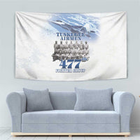 Tuskegee Airmen 477th Fighter Group Tapestry Blue Sky Heritage - Wonder Print Shop