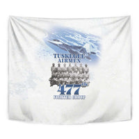 Tuskegee Airmen 477th Fighter Group Tapestry Blue Sky Heritage - Wonder Print Shop