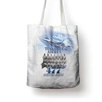Tuskegee Airmen 477th Fighter Group Tote Bag Blue Sky Heritage - Wonder Print Shop