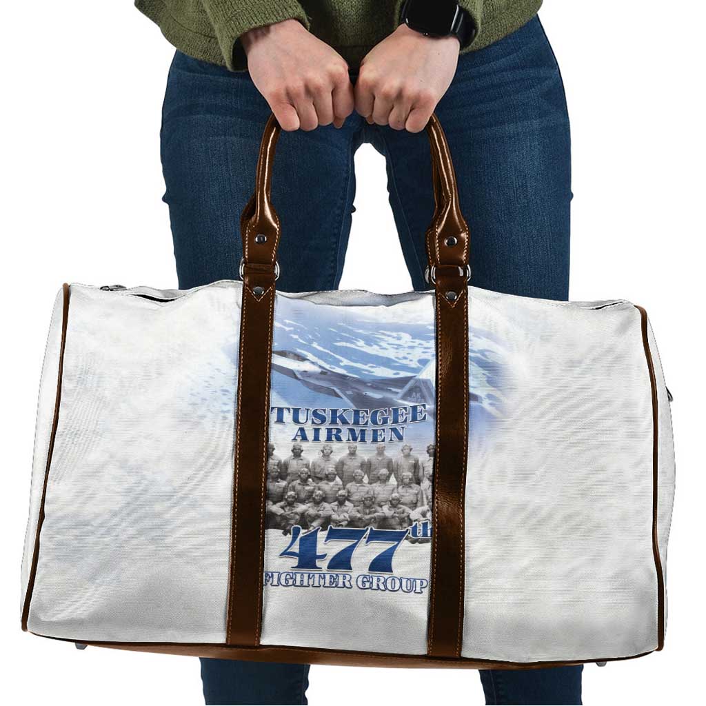 Tuskegee Airmen 477th Fighter Group Travel Bag Blue Sky Heritage - Wonder Print Shop