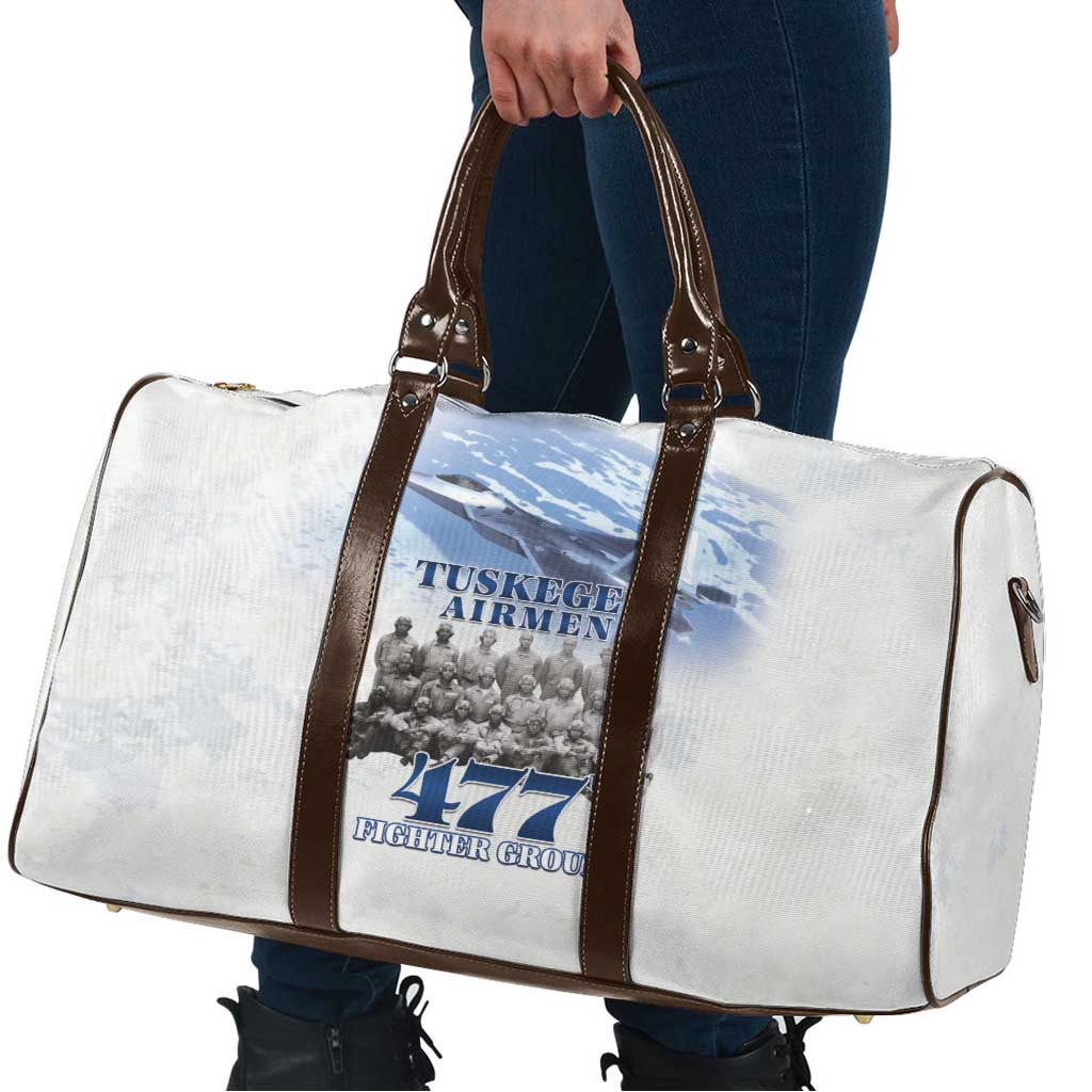Tuskegee Airmen 477th Fighter Group Travel Bag Blue Sky Heritage - Wonder Print Shop