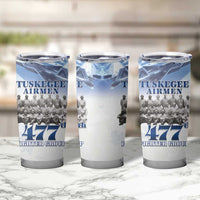 Tuskegee Airmen 477th Fighter Group Tumbler Cup Blue Sky Heritage - Wonder Print Shop