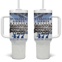 Tuskegee Airmen 477th Fighter Group Tumbler With Handle Blue Sky Heritage - Wonder Print Shop