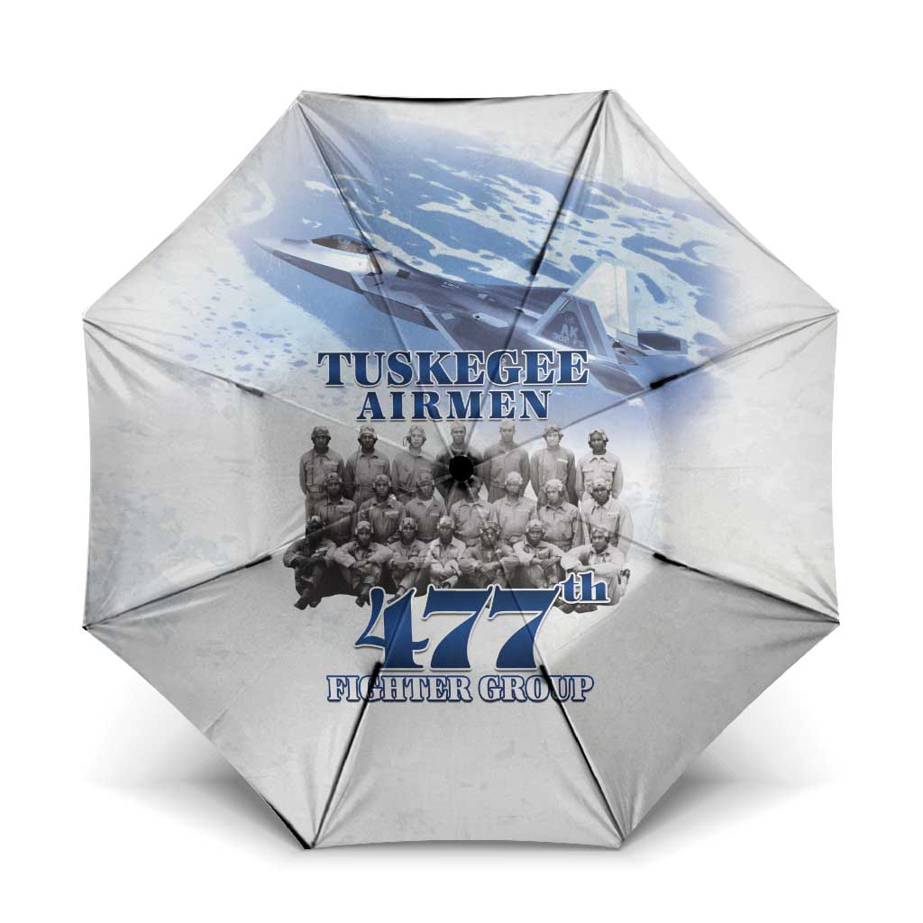 Tuskegee Airmen 477th Fighter Group Umbrella Blue Sky Heritage - Wonder Print Shop