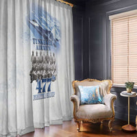 Tuskegee Airmen 477th Fighter Group Window Curtain Blue Sky Heritage - Wonder Print Shop