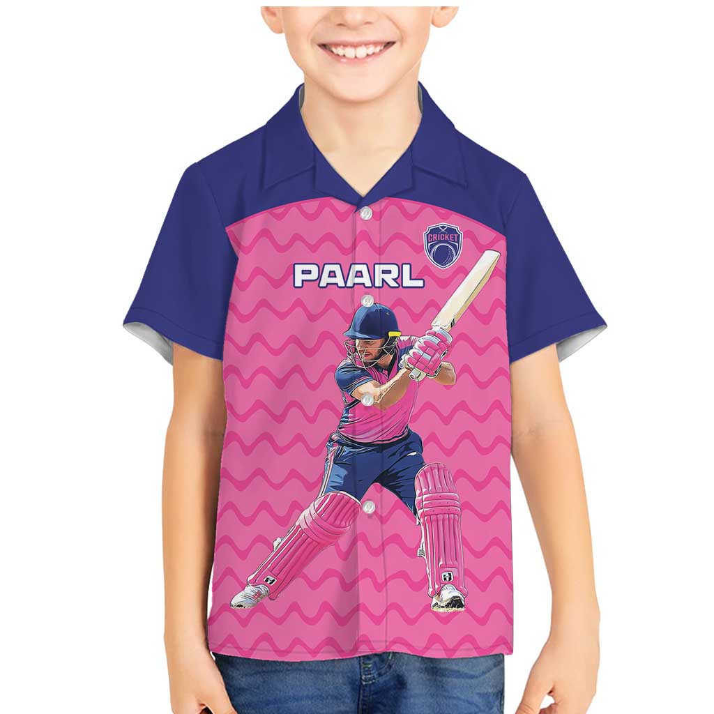 Custom South Africa Paarl Cricket Family Matching Mermaid Dress and Hawaiian Shirt We Are Champions - Wonder Print Shop