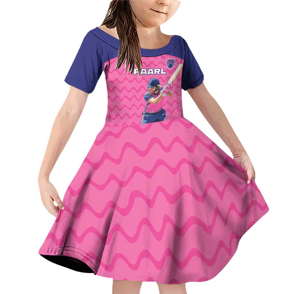 Custom South Africa Paarl Cricket Family Matching Off Shoulder Short Dress and Hawaiian Shirt We Are Champions - Wonder Print Shop