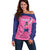 Custom South Africa Paarl Cricket Off Shoulder Sweater We Are Champions - Wonder Print Shop