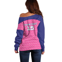 Custom South Africa Paarl Cricket Off Shoulder Sweater We Are Champions - Wonder Print Shop