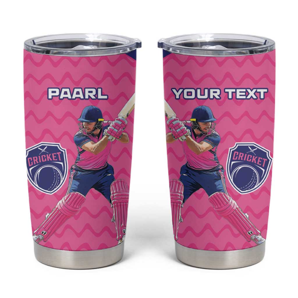 Custom South Africa Paarl Cricket Tumbler Cup We Are Champions - Wonder Print Shop