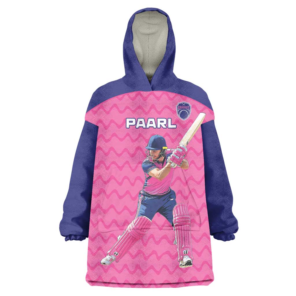 Custom South Africa Paarl Cricket Wearable Blanket Hoodie We Are Champions - Wonder Print Shop