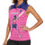 Custom South Africa Paarl Cricket Women Sleeveless Polo Shirt We Are Champions - Wonder Print Shop