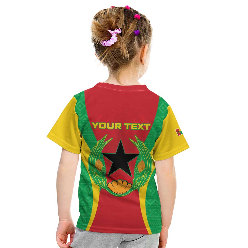 Personalised Cape Verde Kid T Shirt National Flag Of Cape Verde 1975-1992 - Wonder Print Shop