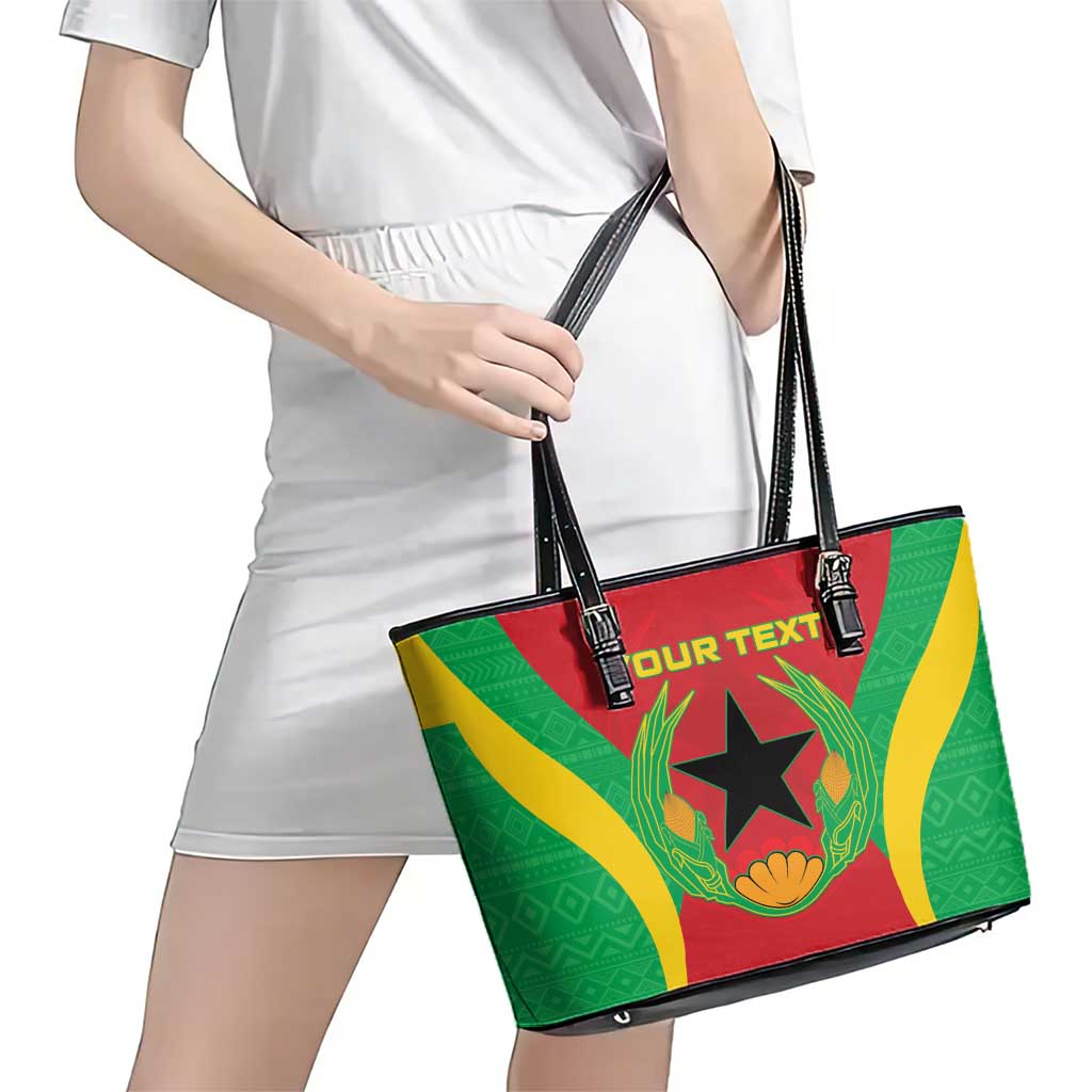 Personalised Cape Verde Leather Tote Bag National Flag Of Cape Verde 1975-1992 - Wonder Print Shop
