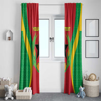 Personalised Cape Verde Window Curtain National Flag Of Cape Verde 1975-1992 - Wonder Print Shop