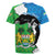 Personalised Sierra Leone Rugby Jersey Chimpanzee With Coat Of Arms - Wonder Print Shop