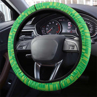 Sierra Leone Steering Wheel Cover Chimpanzee With Coat Of Arms - Wonder Print Shop