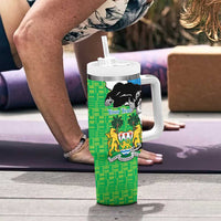 Personalised Sierra Leone Tumbler With Handle Chimpanzee With Coat Of Arms - Wonder Print Shop