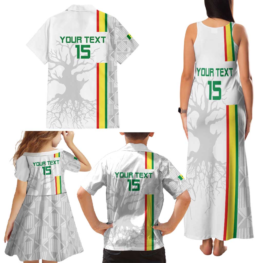 Custom Senegal Football Family Matching Tank Maxi Dress and Hawaiian Shirt Road To Champions