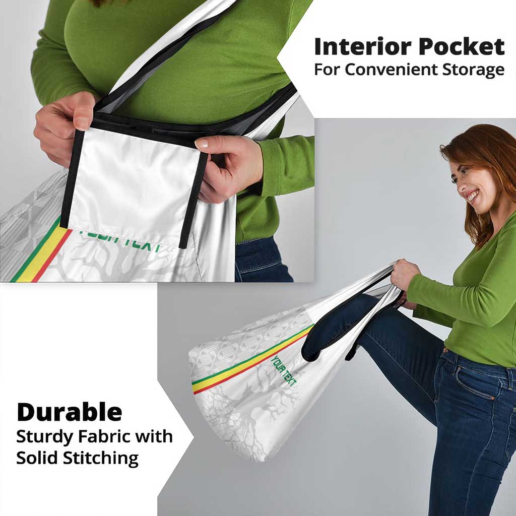 Custom Senegal Football Grocery Bag Road To Champions