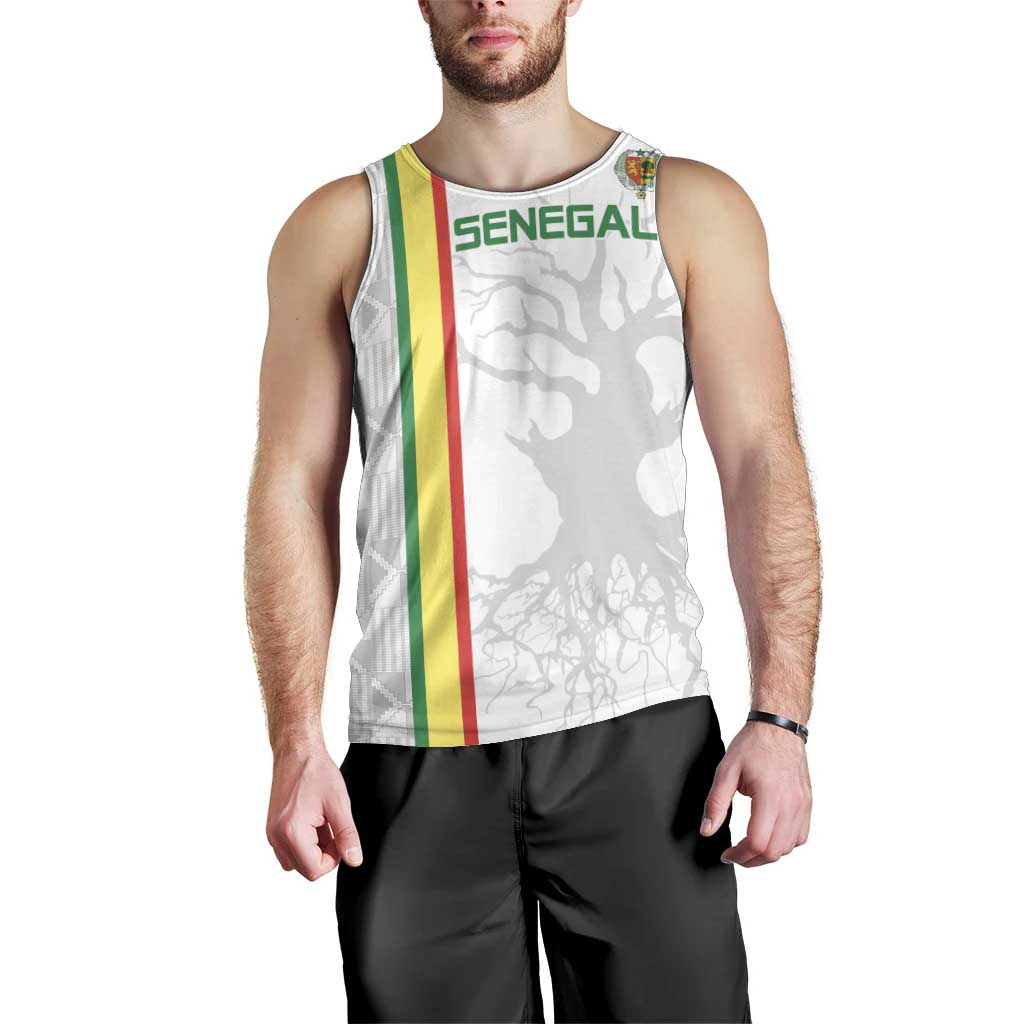Custom Senegal Football Men Tank Top Road To Champions