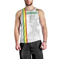 Custom Senegal Football Men Tank Top Road To Champions
