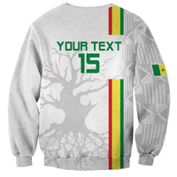 Custom Senegal Football Sweatshirt Road To Champions