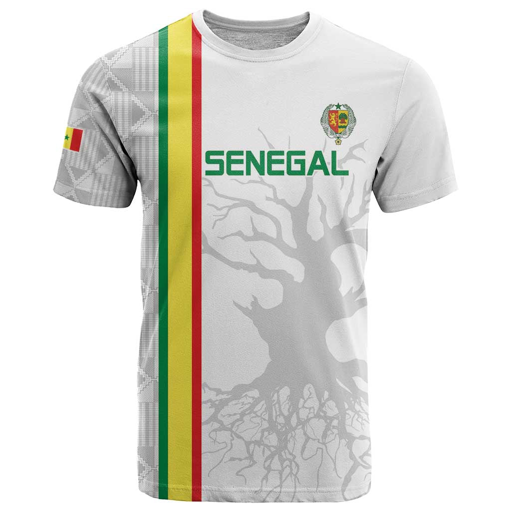 Custom Senegal Football T Shirt Road To Champions