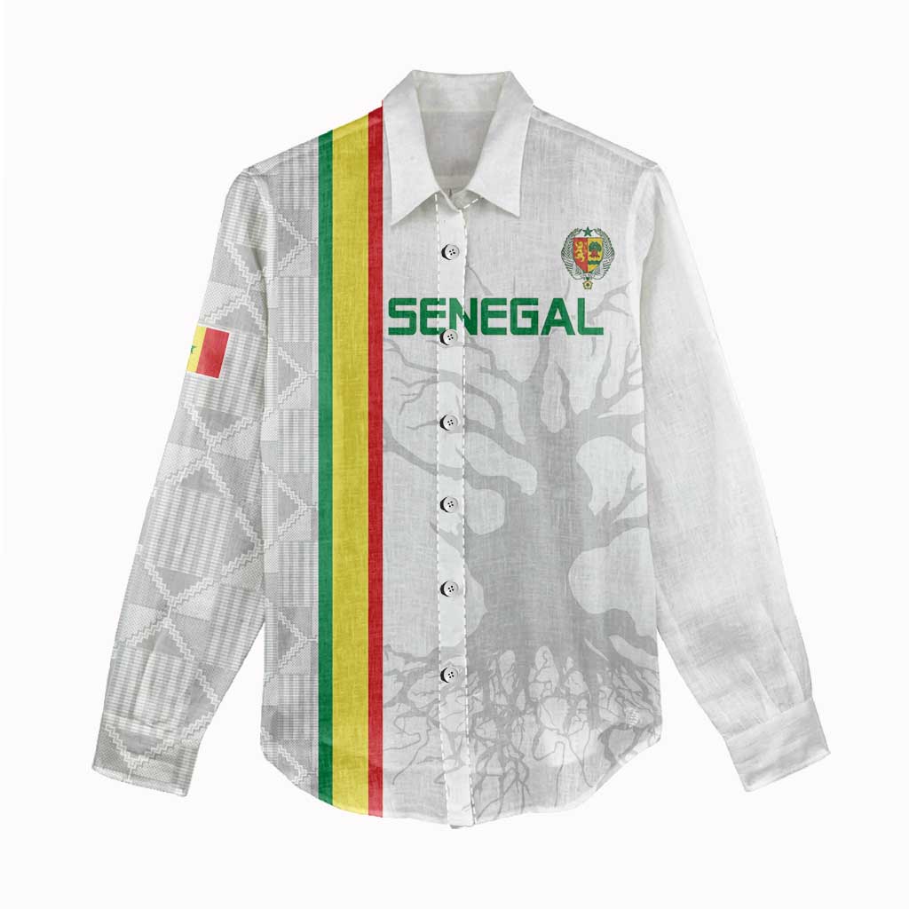 Custom Senegal Football Women Casual Shirt Road To Champions