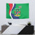 Personalised Namibia Independence Day Tapestry Coat Of Arms With African Pattern