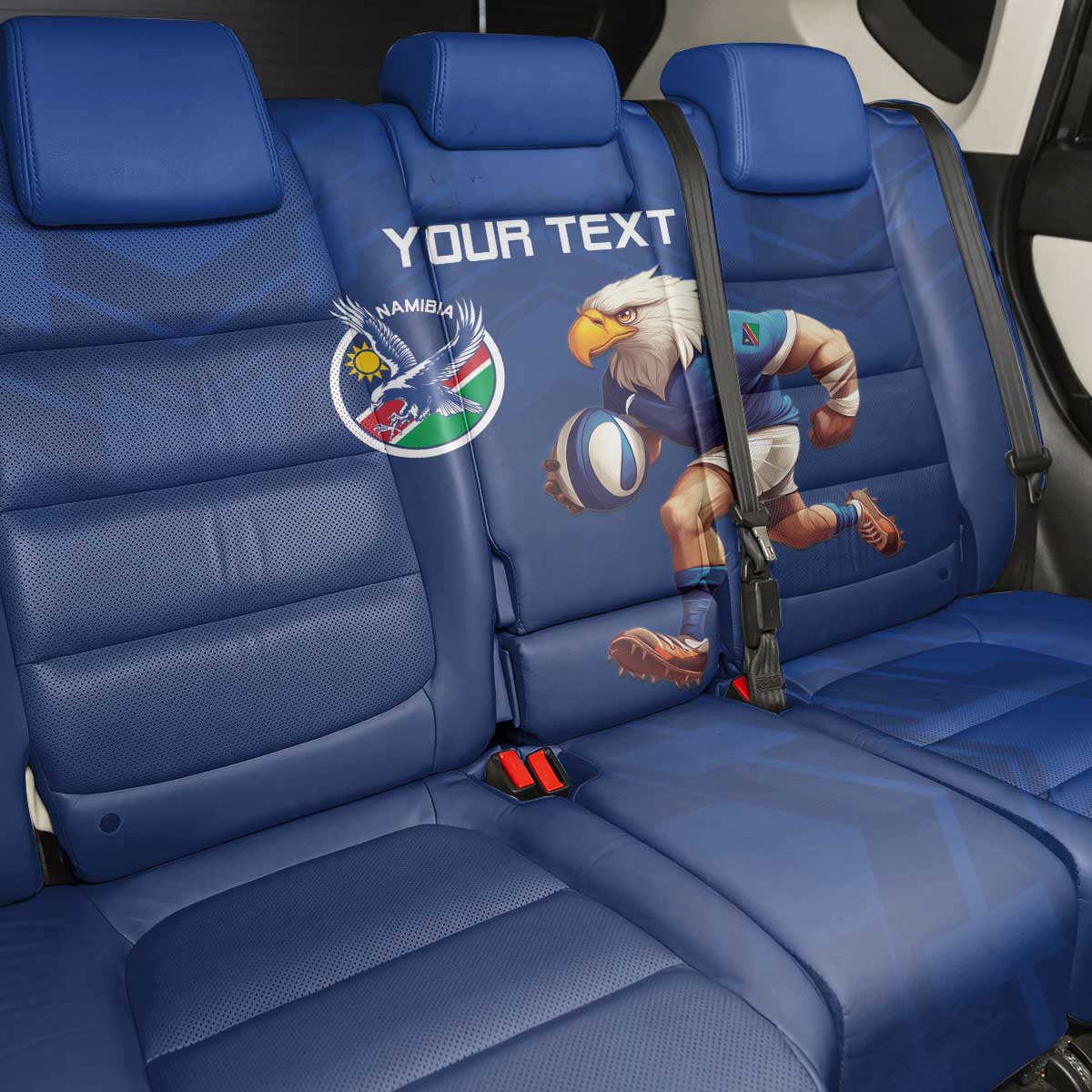 Namibia Rugby Custom Back Car Seat Cover Go Welwitschias
