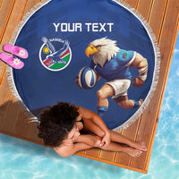 Namibia Rugby Custom Beach Blanket Go Welwitschias