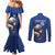 Namibia Rugby Custom Couples Matching Mermaid Dress and Long Sleeve Button Shirt Go Welwitschias