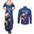 Namibia Rugby Custom Couples Matching Summer Maxi Dress and Long Sleeve Button Shirt Go Welwitschias