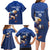 Namibia Rugby Custom Family Matching Long Sleeve Bodycon Dress and Hawaiian Shirt Go Welwitschias