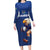 Namibia Rugby Custom Family Matching Long Sleeve Bodycon Dress and Hawaiian Shirt Go Welwitschias