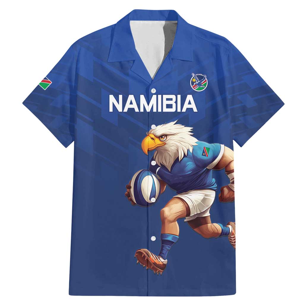 Namibia Rugby Custom Family Matching Mermaid Dress and Hawaiian Shirt Go Welwitschias