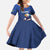 Namibia Rugby Custom Family Matching Off The Shoulder Long Sleeve Dress and Hawaiian Shirt Go Welwitschias