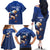 Namibia Rugby Custom Family Matching Off The Shoulder Long Sleeve Dress and Hawaiian Shirt Go Welwitschias