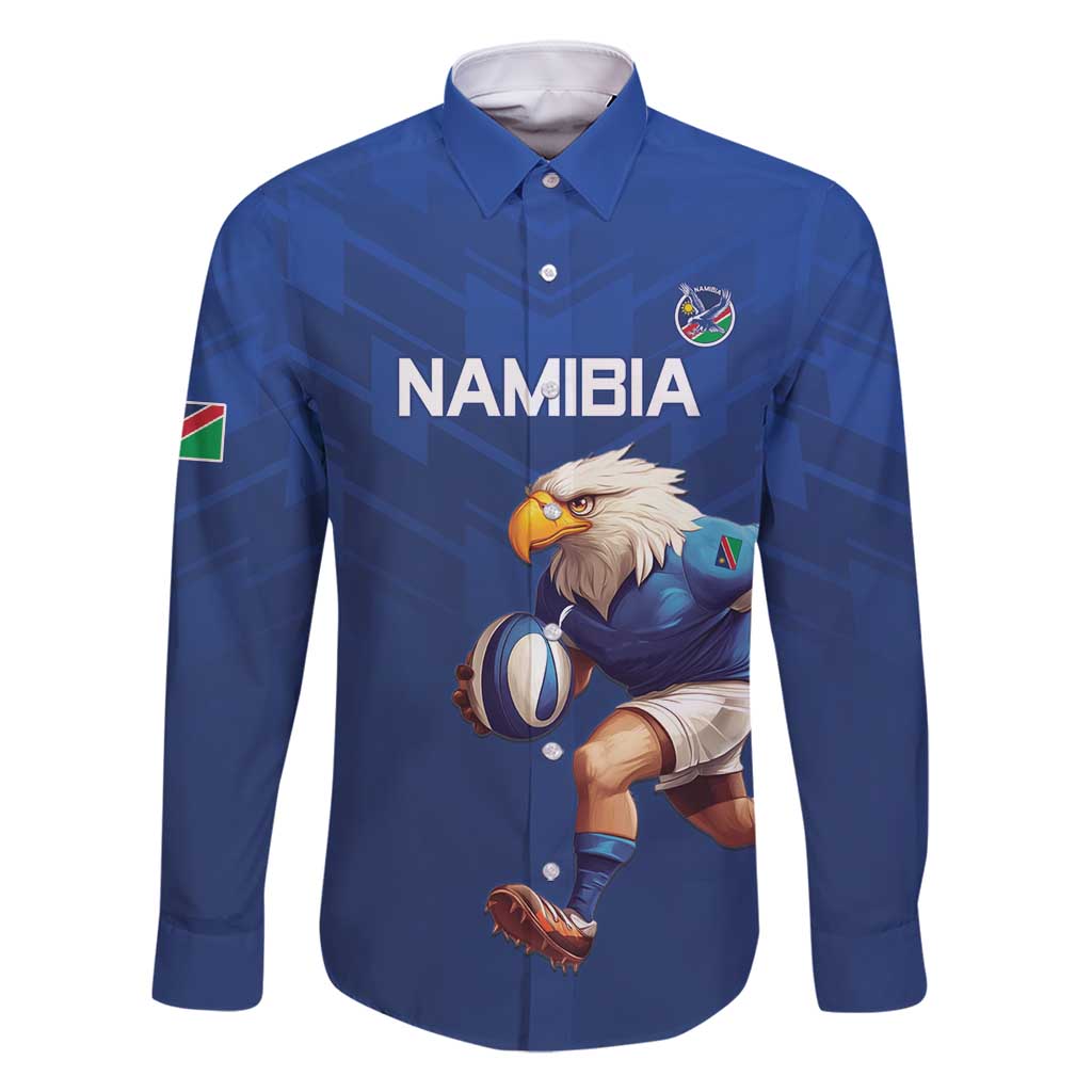 Namibia Rugby Custom Family Matching Off Shoulder Maxi Dress and Hawaiian Shirt Go Welwitschias