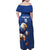 Namibia Rugby Custom Family Matching Off Shoulder Maxi Dress and Hawaiian Shirt Go Welwitschias