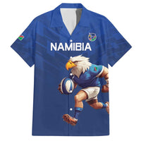 Namibia Rugby Custom Family Matching Puletasi and Hawaiian Shirt Go Welwitschias