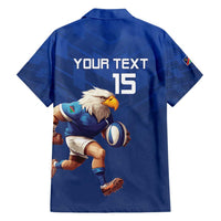 Namibia Rugby Custom Family Matching Puletasi and Hawaiian Shirt Go Welwitschias