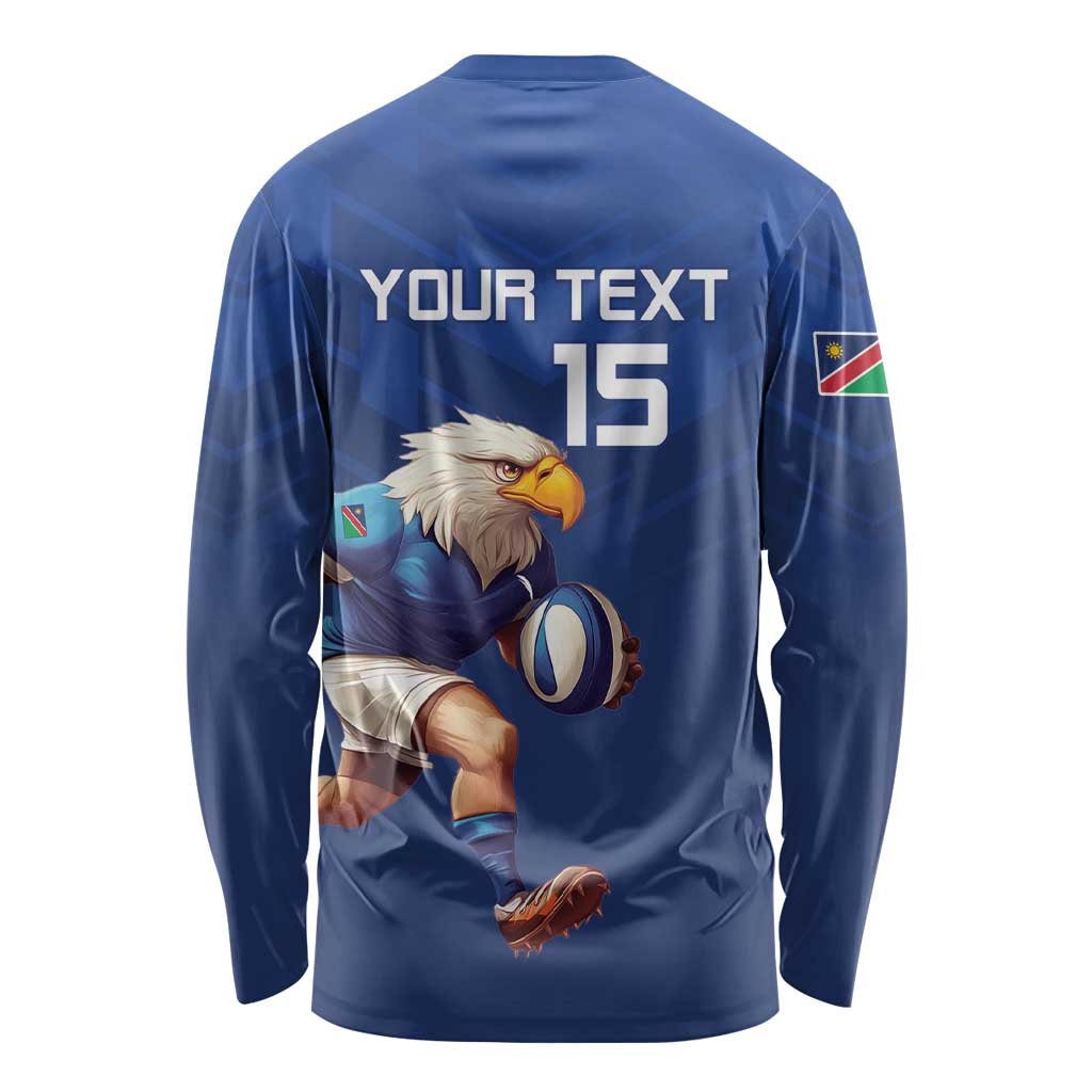 Namibia Rugby Custom Long Sleeve Shirt Go Welwitschias