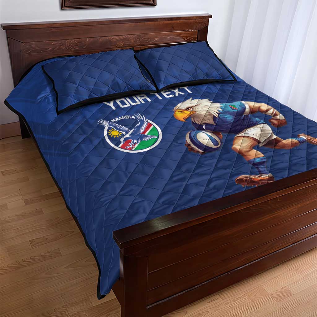 Namibia Rugby Custom Quilt Bed Set Go Welwitschias