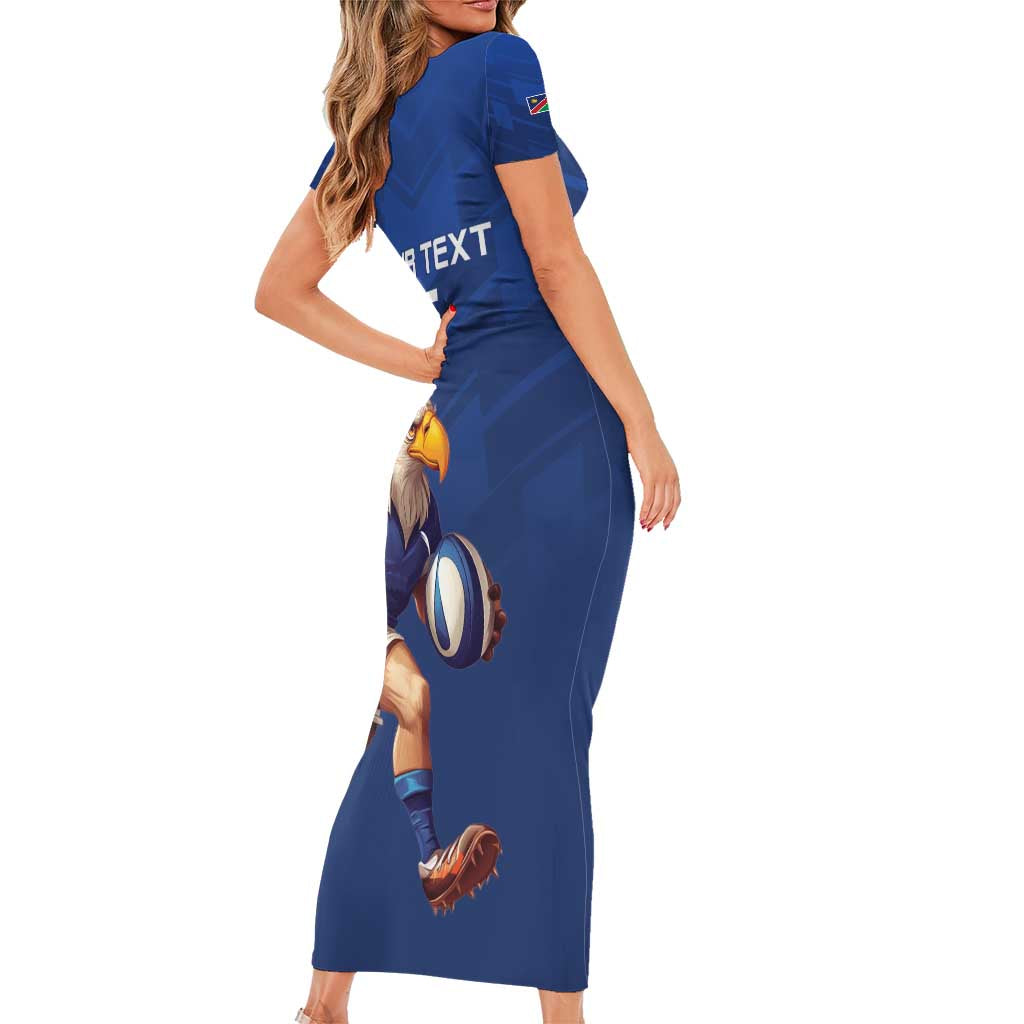 Namibia Rugby Custom Short Sleeve Bodycon Dress Go Welwitschias