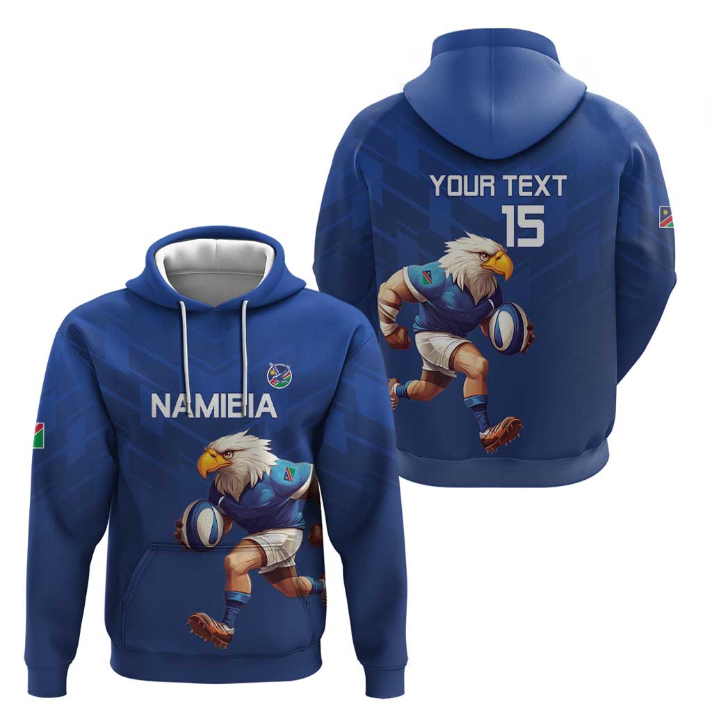 Namibia Rugby Custom Zip Hoodie Go Welwitschias