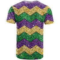 Mardi Gras Zigzag Sparkle Style T Shirt
